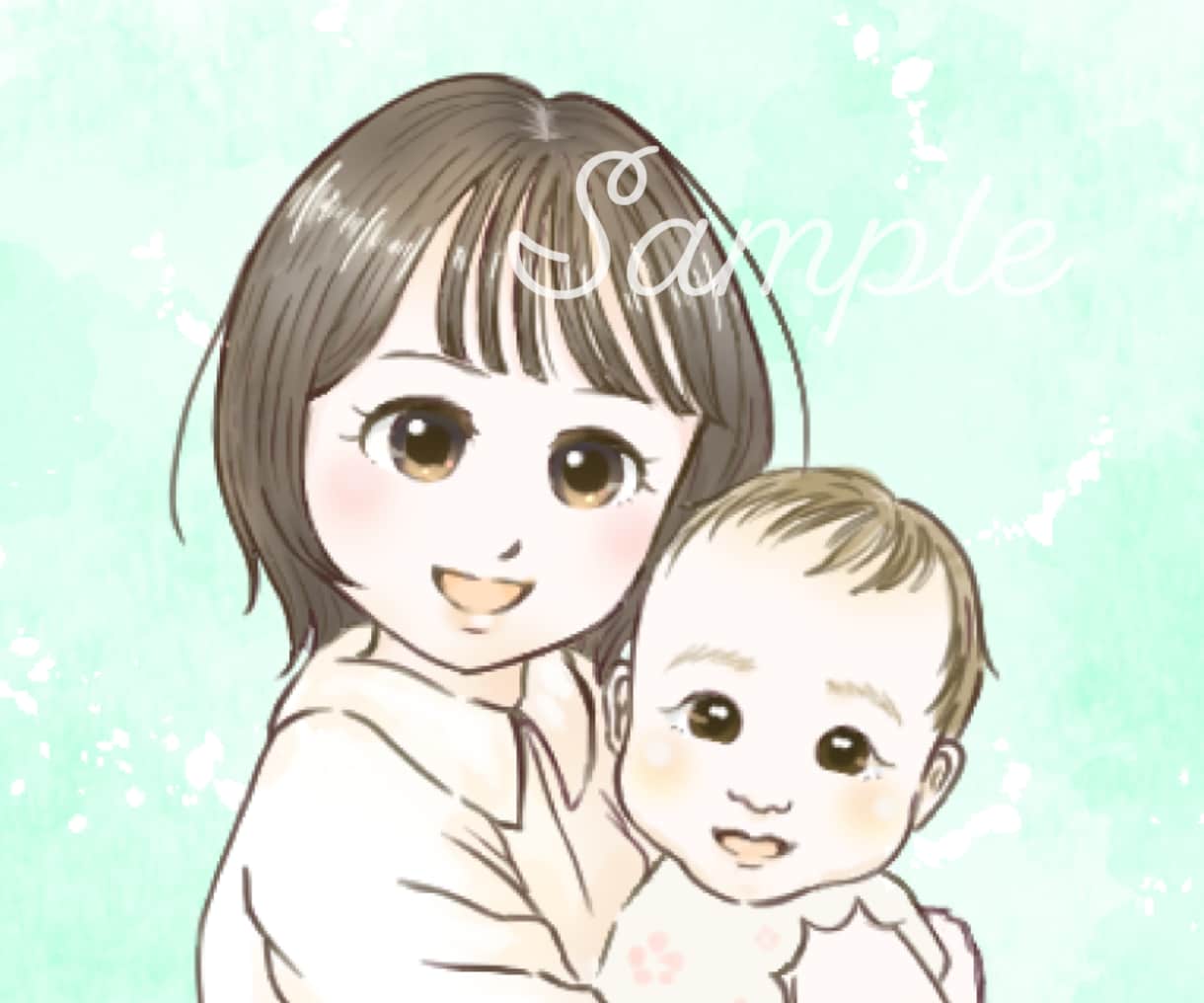 SNSやブログで大活躍！目を引くイラスト描きます 商用利用可☆他アカウントと差別化！ふんわり繊細なアイコンです イメージ1
