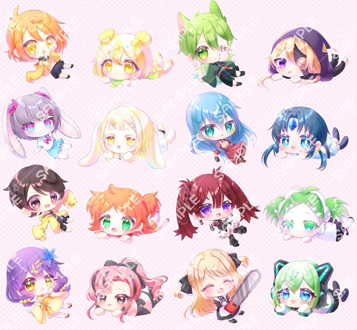 イラスト制作いたします SNSアイコン/一枚絵/立ち絵/SDキャラなど イメージ7