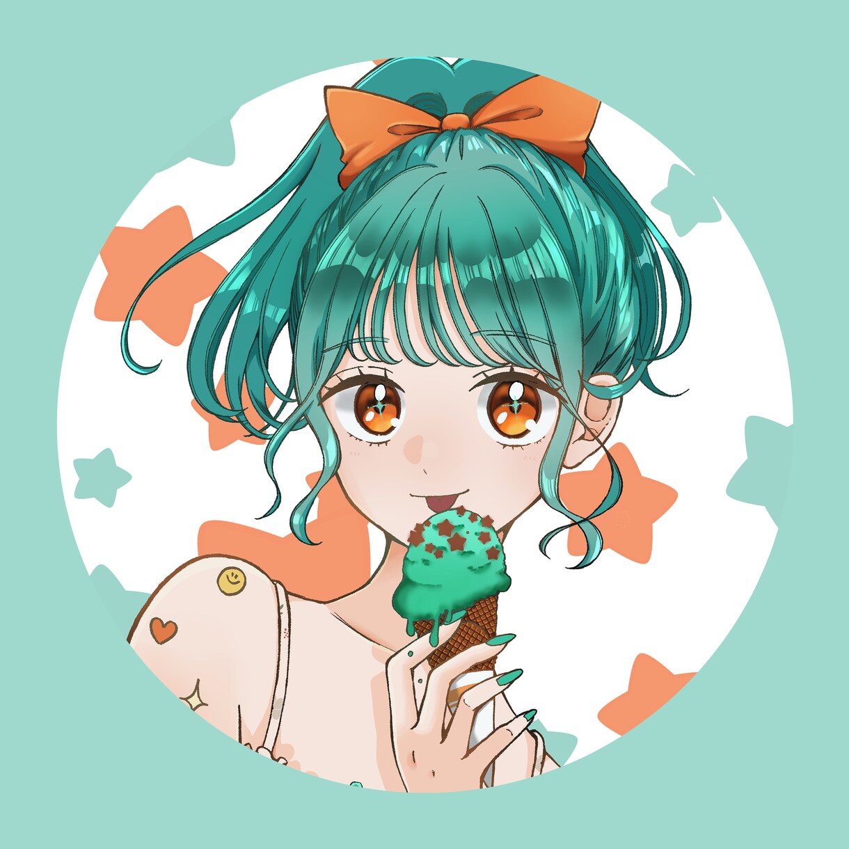 SNSをより楽しく♩ときめくアイコンを描きます 人の目を惹くアイコンをお求めの方へ!SNS、仕事、名刺など イメージ2