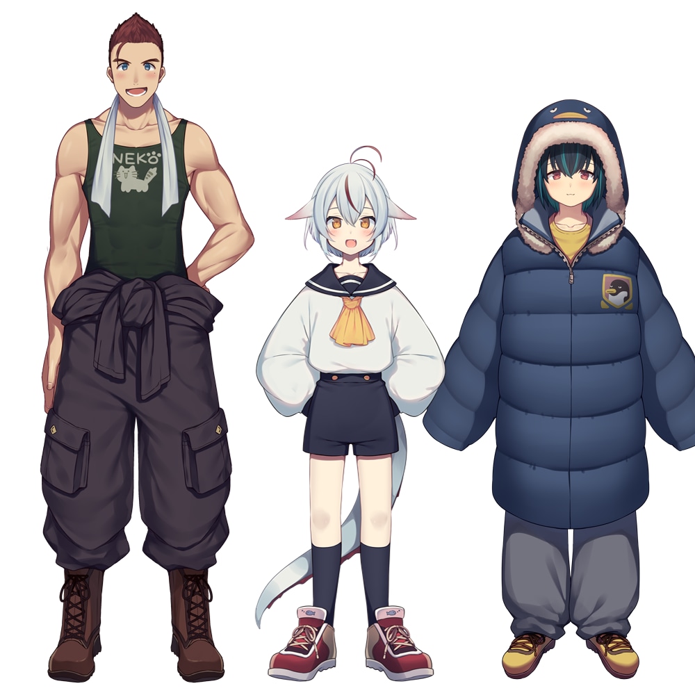ゲーム・TRPGキャラクターイラスト制作します かわいいキャラクターがほしいかたにおすすめです イメージ3