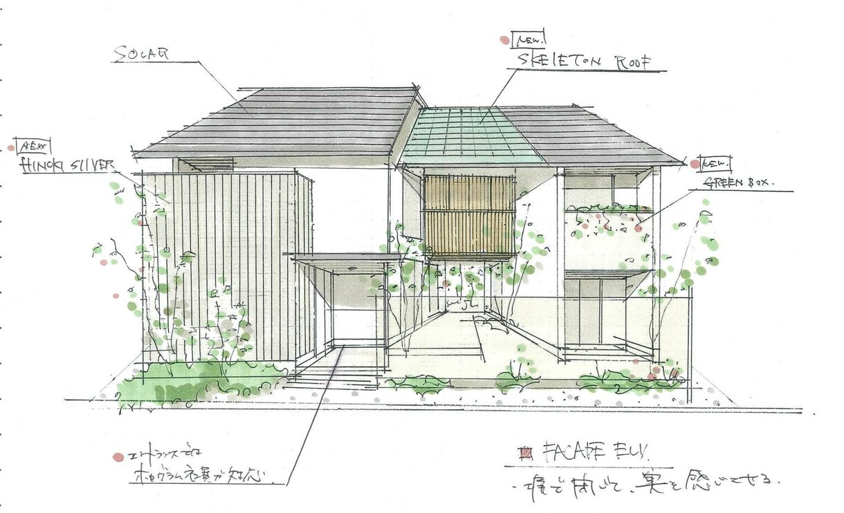 手描きパース作成　検討用・商用どちらも対応します 一級建築士が手描きパースを作成して納品いたします。 イメージ4
