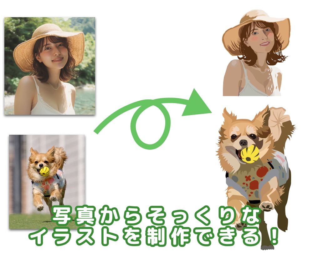 商用利用可!フラットデザイン作ります ナチュラルからファンタジーまで手広くお作りします! イメージ2