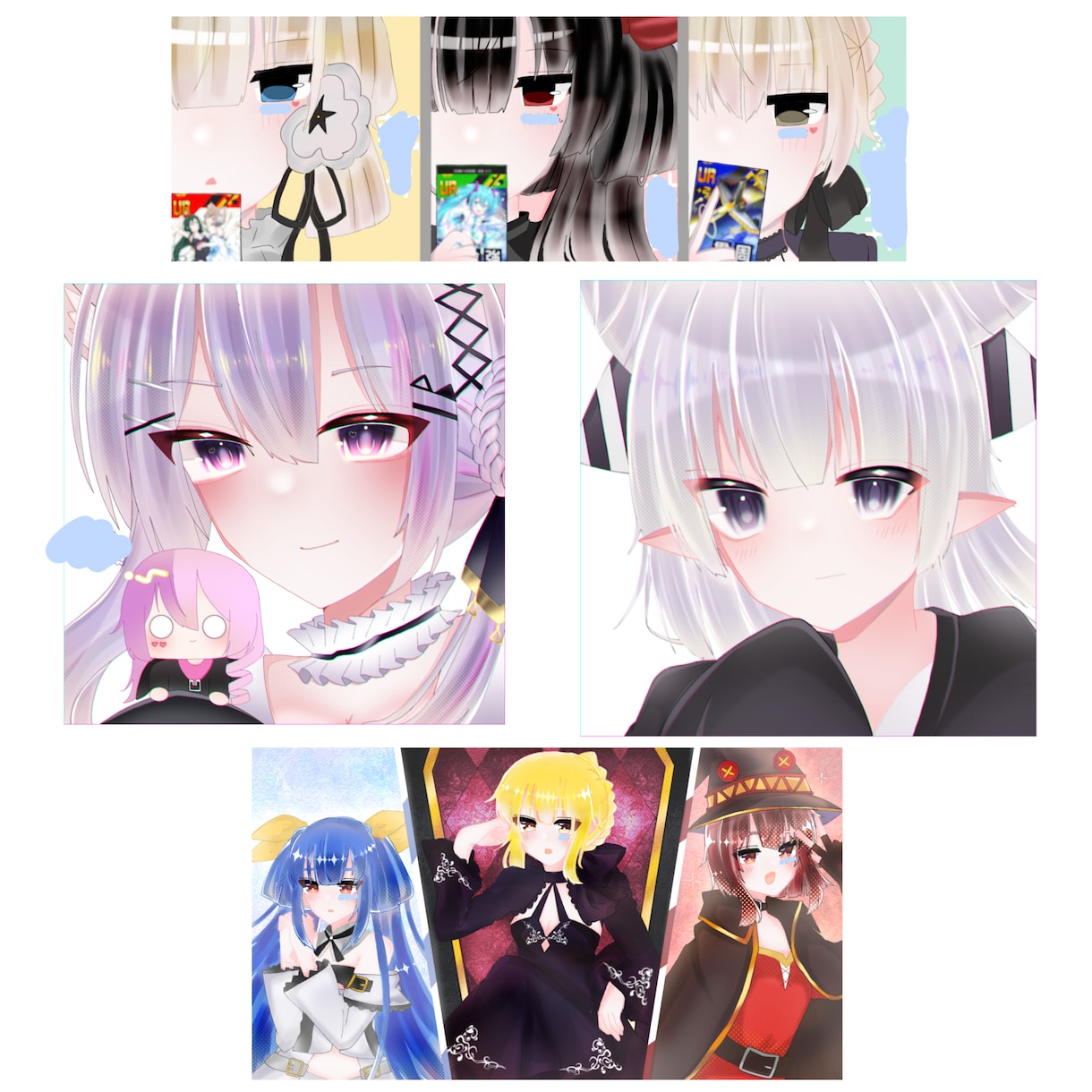 かわいい! 夢絵、アイコン、制作します 夢絵、アイコン、一枚絵、荒野行動、配信画面等など!! イメージ1