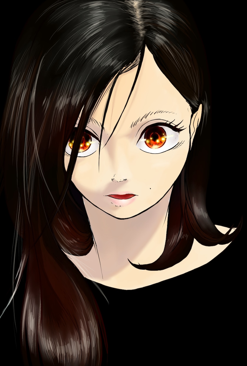 写真から私の絵柄でイラスト化します あまりできない構図や写真と写真の融合など自由にできます！ イメージ1