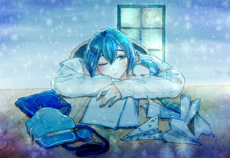 水彩でVtuberさんのイラスト描きます アナログのあたたかみはいかがでしょうか？ イメージ2