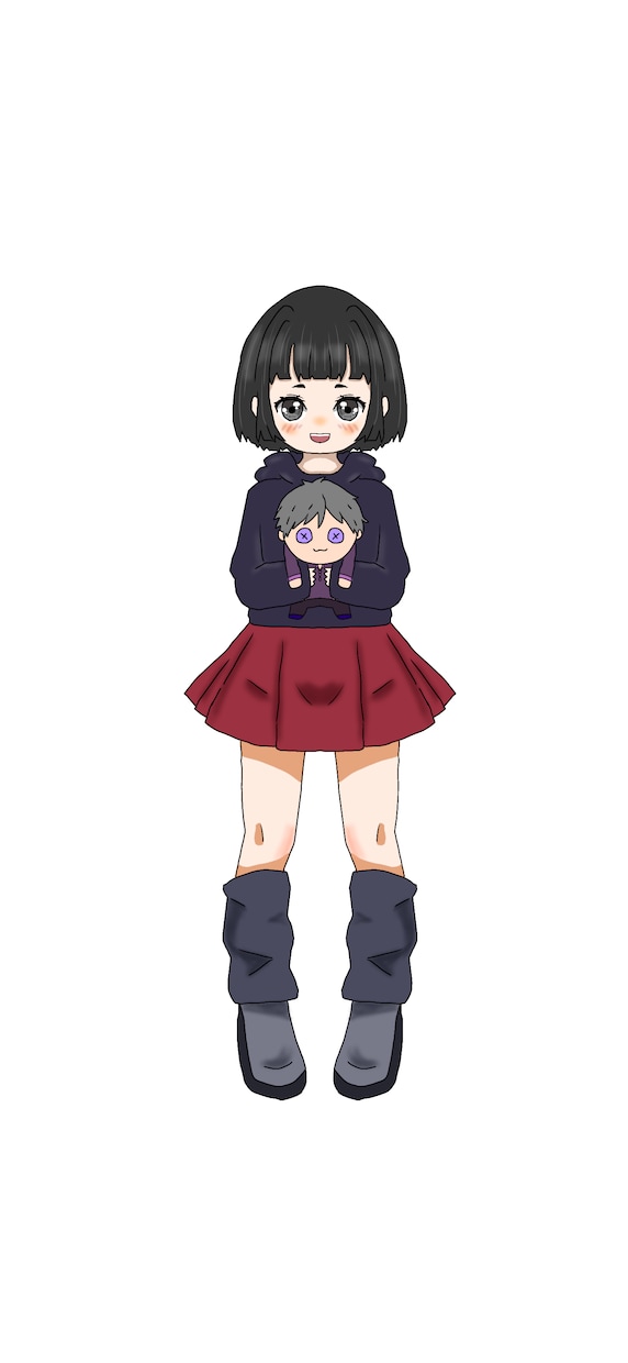 立ち絵やヘッダー、アイコン描きます 立ち絵、アイコン、ヘッダー、名前ロゴミニキャラなどのイラスト イメージ3