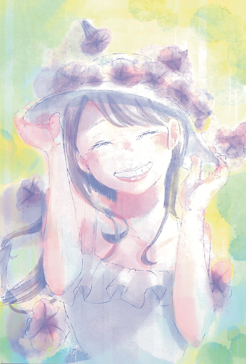 やさしい雰囲気のイラストを描きます 淡さと物語のある、やわらかな一枚に イメージ10