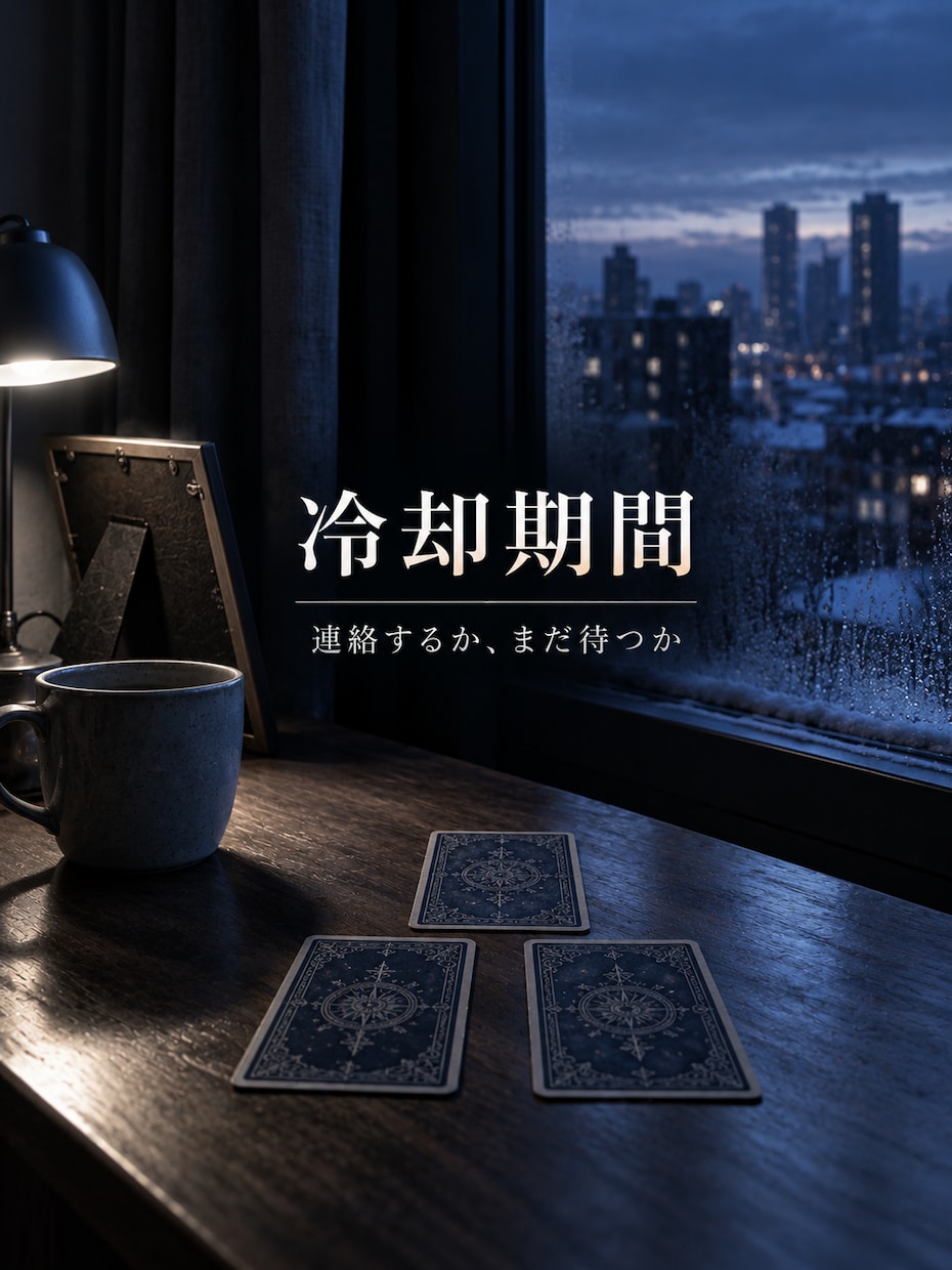 当日｜冷却期間中の元彼に連絡するか3枚で占います 別れたあとの冷却期間。連絡するか、まだ待つか。 イメージ1