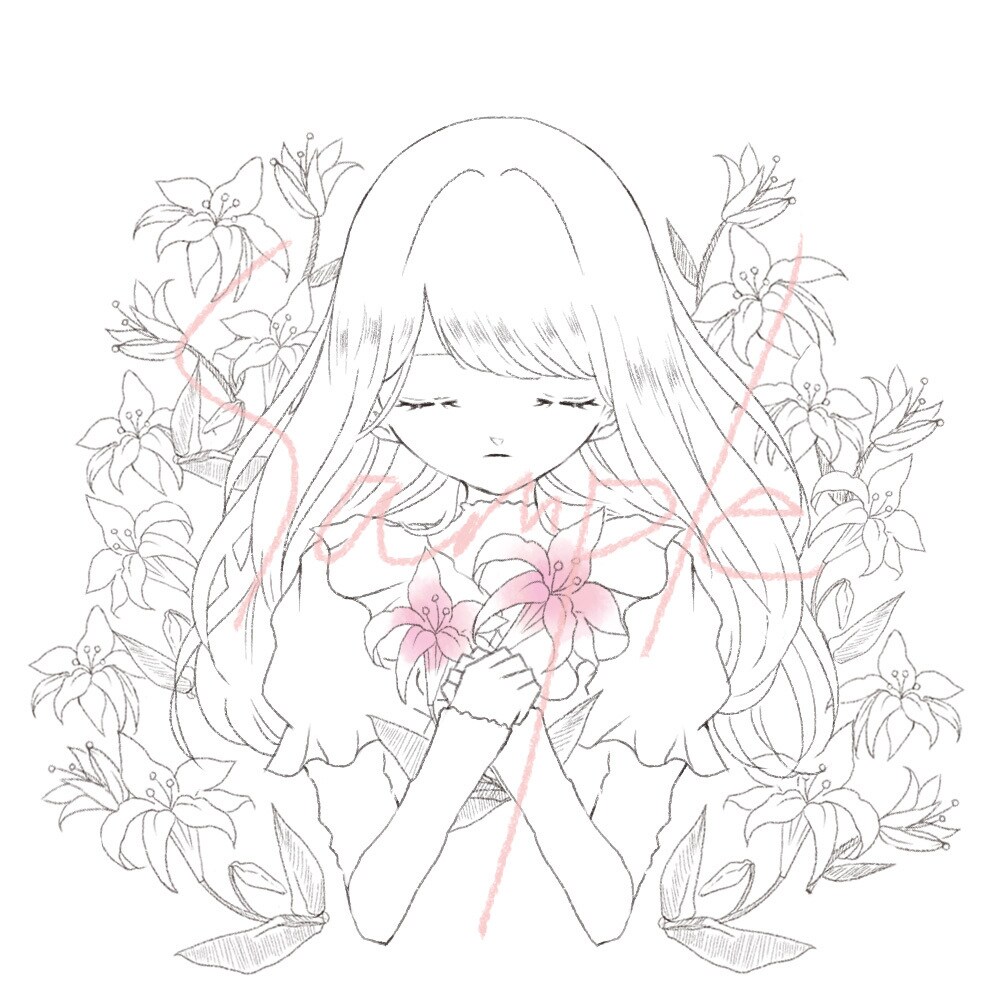 シンプル＊アイコンイラストお描きします モノクロorワンカラー お選びいただけます！修正何度でも◎ イメージ6