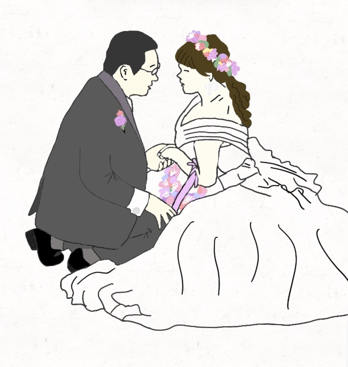 結婚式動画(イラストアニメーション動画)承ります 完全オリジナル！イラストアニメーション動画！ イメージ4