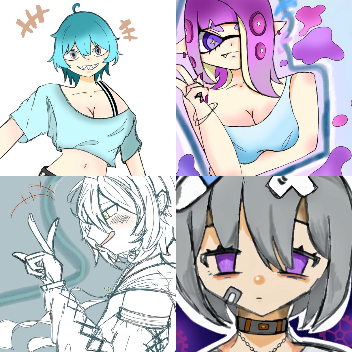 SNS用、アイコンイラストを描きます 胸から上のイラストを得意としてます！ イメージ1