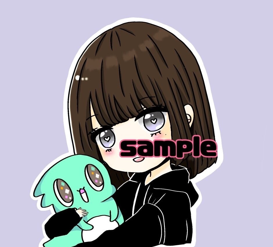 アイコン作成承ります 可愛いミニキャラアイコンにしませんか！ イメージ3