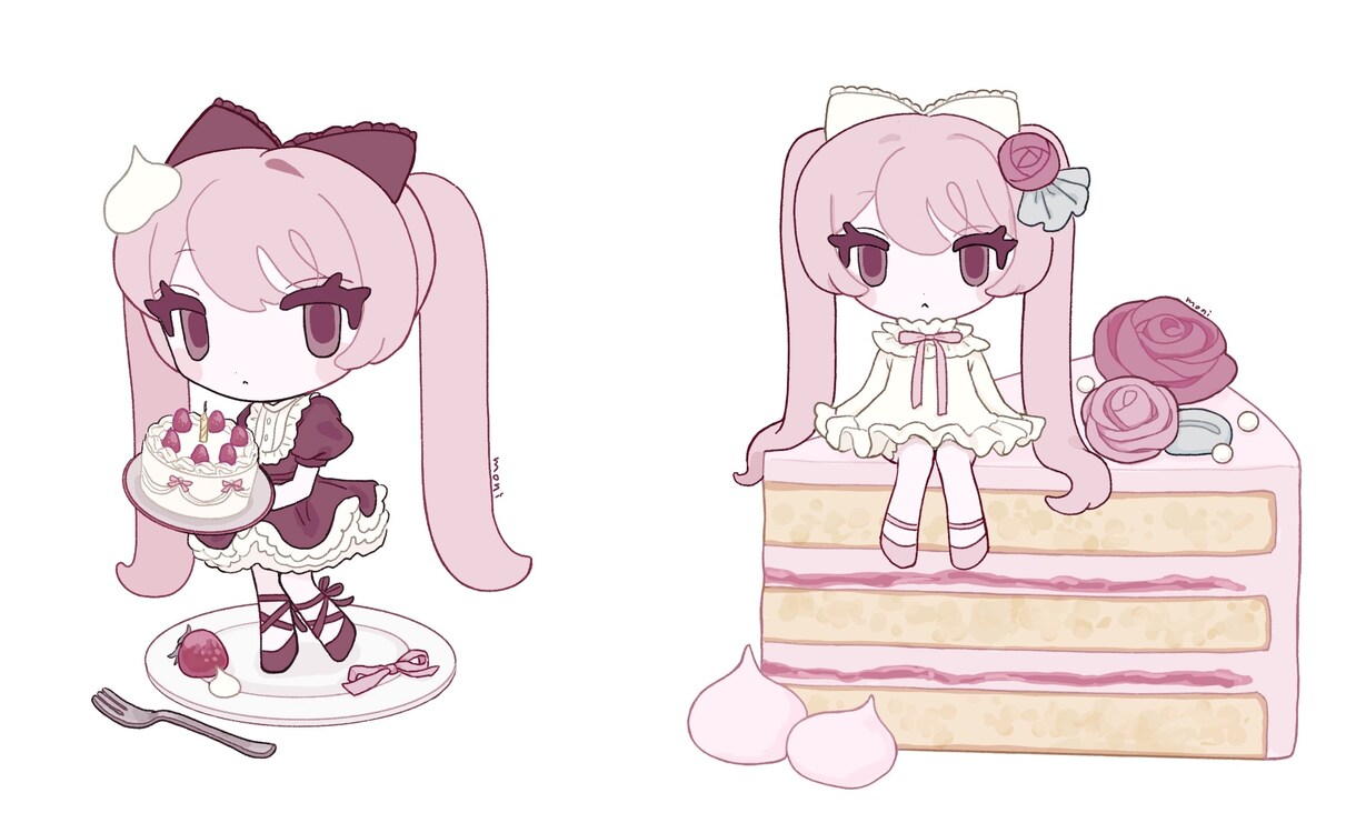 かわいいミニキャラ・SDキャラ制作します グッズイラスト、アイコン、スタンプなどにどうぞ◎ イメージ2