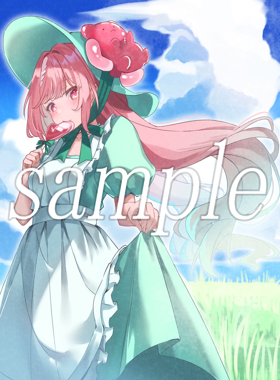 商用利用無料/一枚絵描きます 優しい可愛い雰囲気のイラスト描きます イメージ2