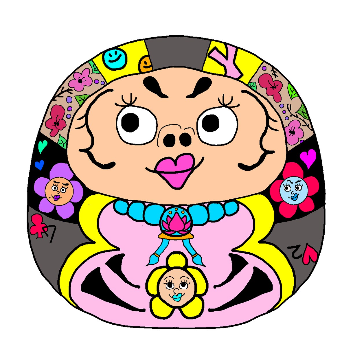 ポップでファンキーな絵になります 好きになっていただきたいファンキーな個性達 イメージ6