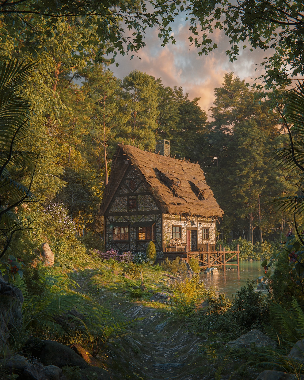 唯一無二の「自然背景アートワーク」制作します フォトリアルで高品質なデザイン イメージ3