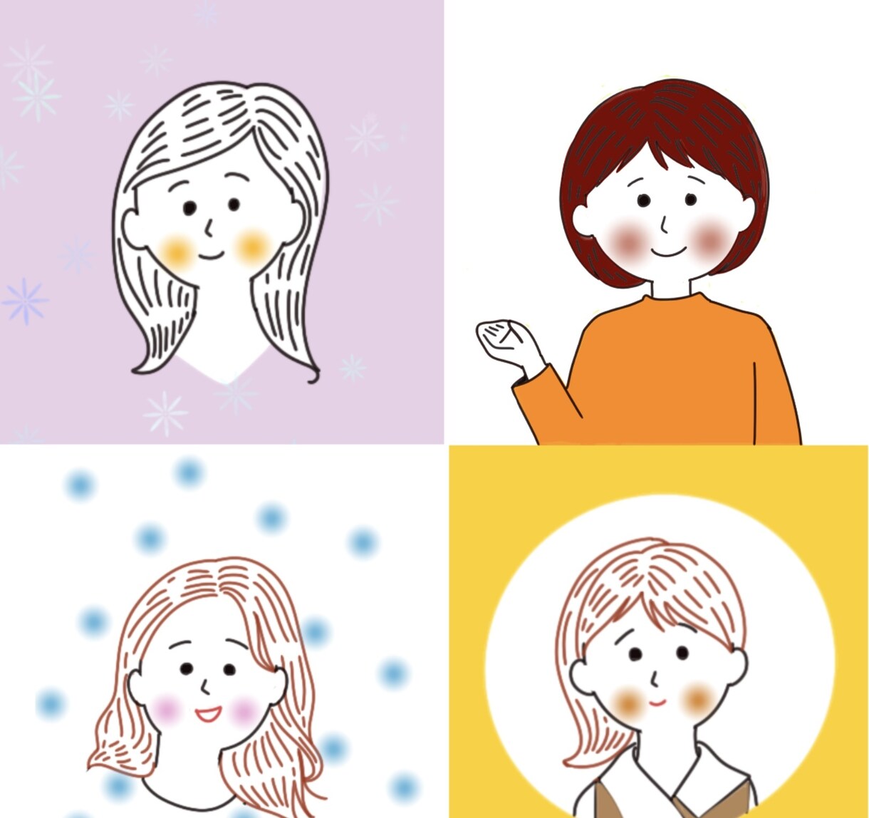 美容系発信者様へアイコンを作成します SNS、美容系ブログに！あなたの印象を伝えましょう！ イメージ1