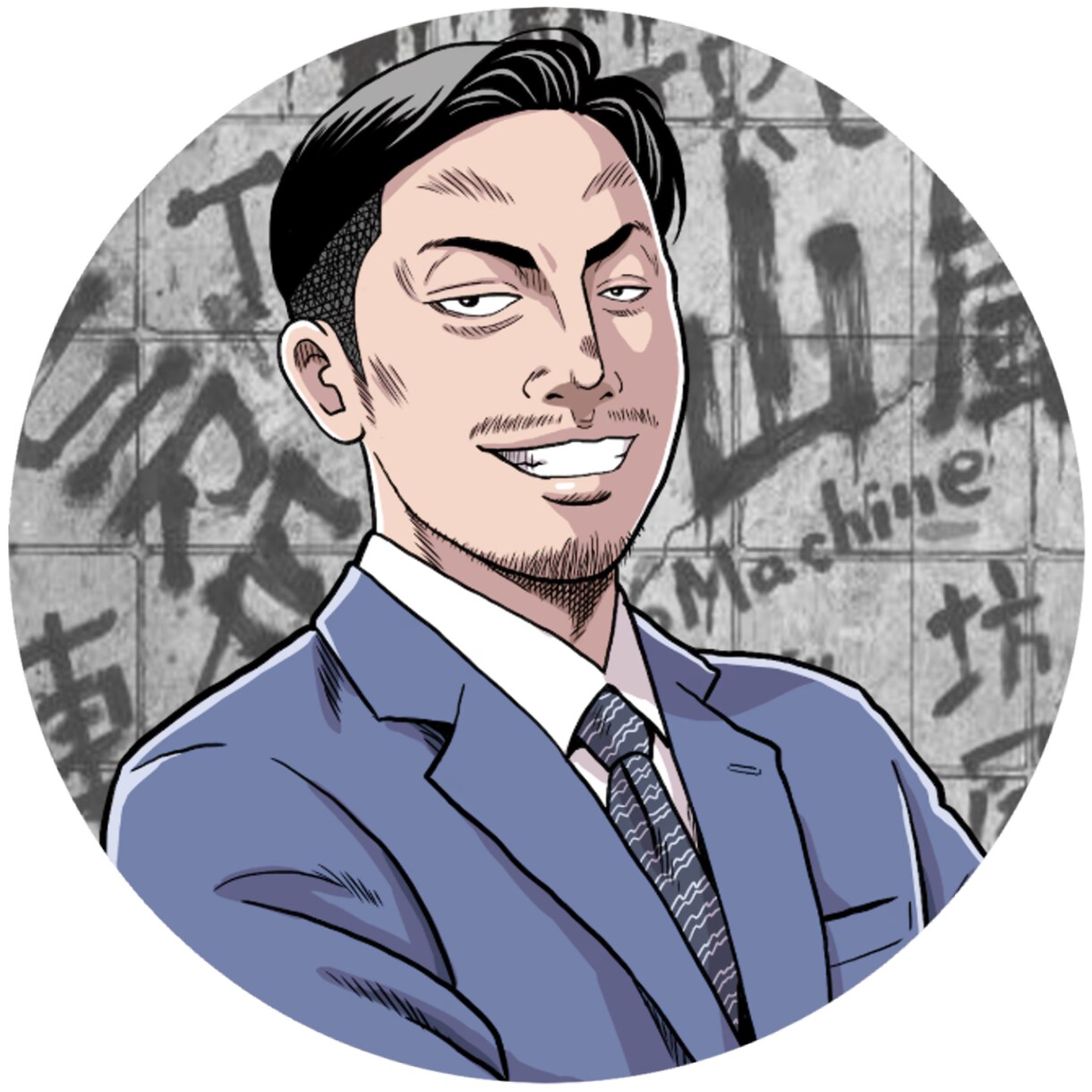 最強にカッコいい不良系アイコン似顔絵描きます 人気不良漫画の主役級ビジュアルで迫力と威圧感を再現します! イメージ7