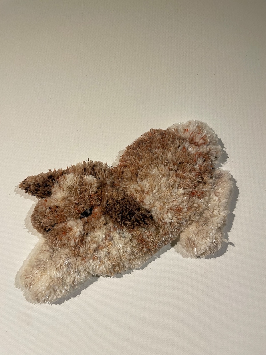 うさぎちゃんのラグ作ります 手打ちだからこそできる立体感を大切にしています イメージ1