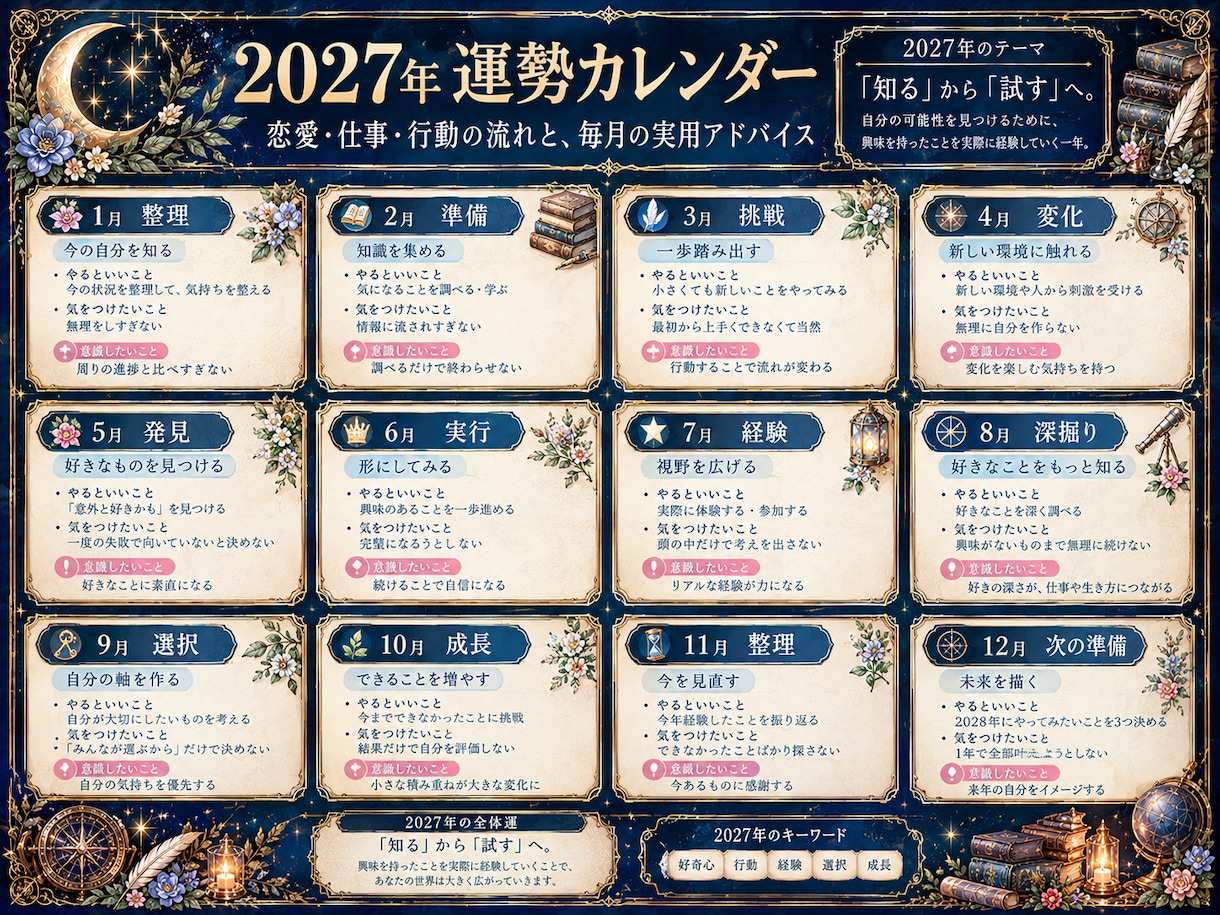 生年月日から自分を知る人生リーディングをします 迷ったとき、自分に戻るための人生リーディング イメージ3