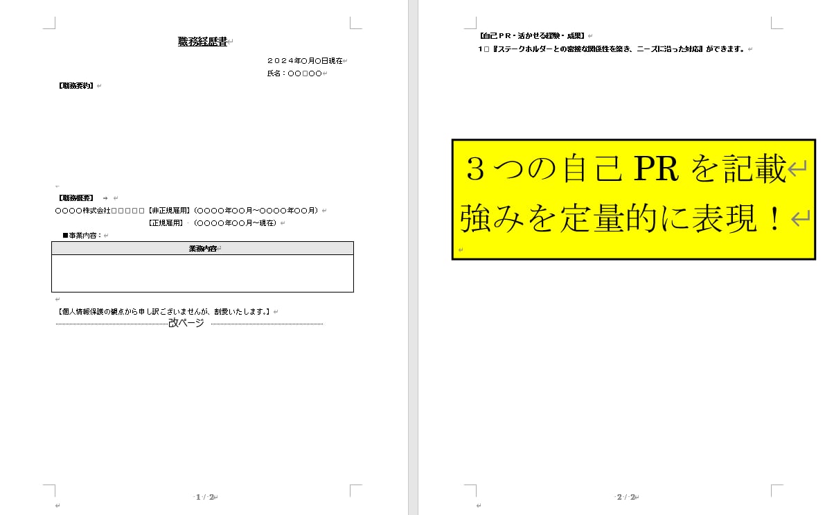 会話で簡単！　２日で職務経歴書・履歴書を作成します 数多くの業界や内定を複数得たノウハウを駆使し、強みを言語化！ イメージ4