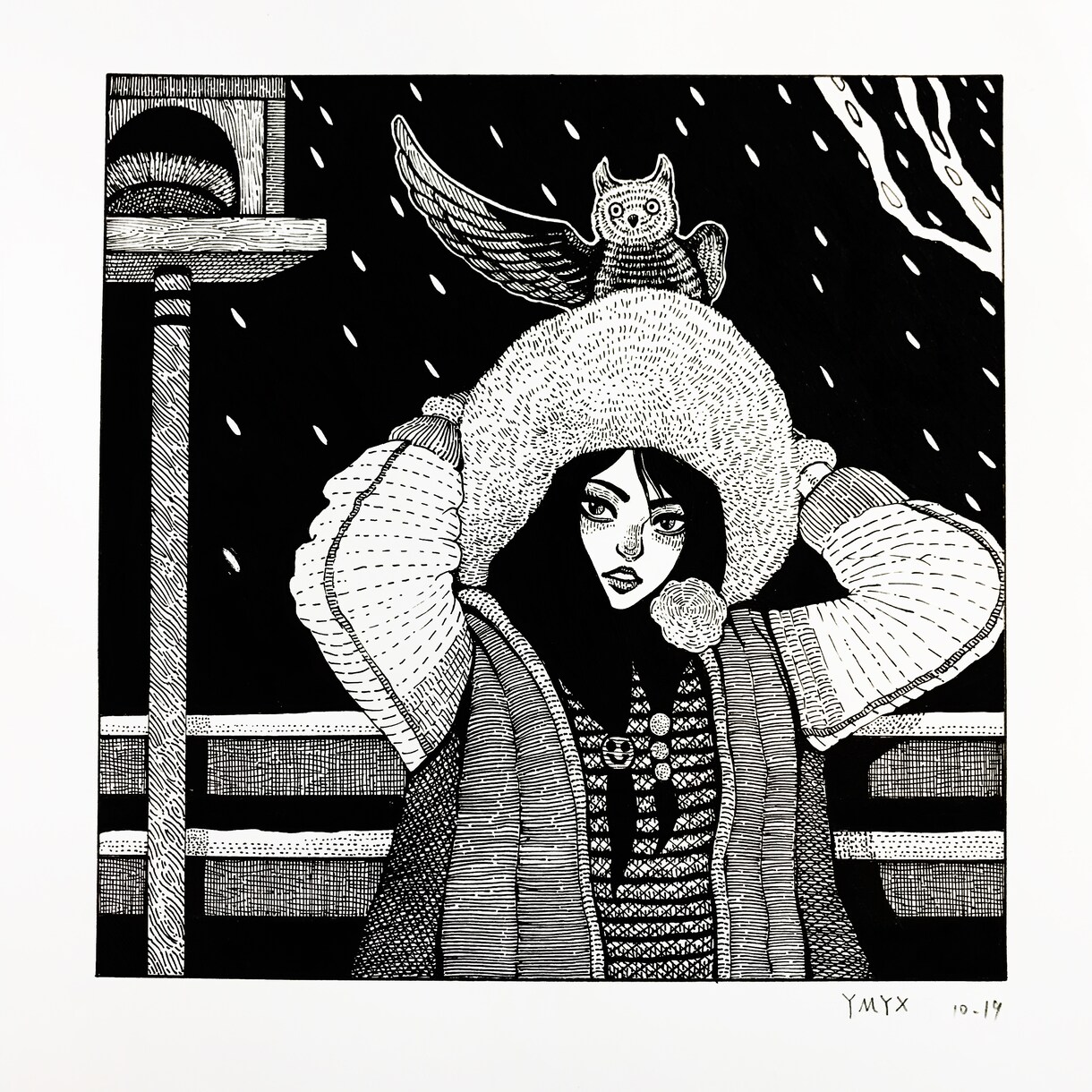 繊細なモノクロイラストを描きます 精緻系や白黒系がお好きな方向け。 イメージ10