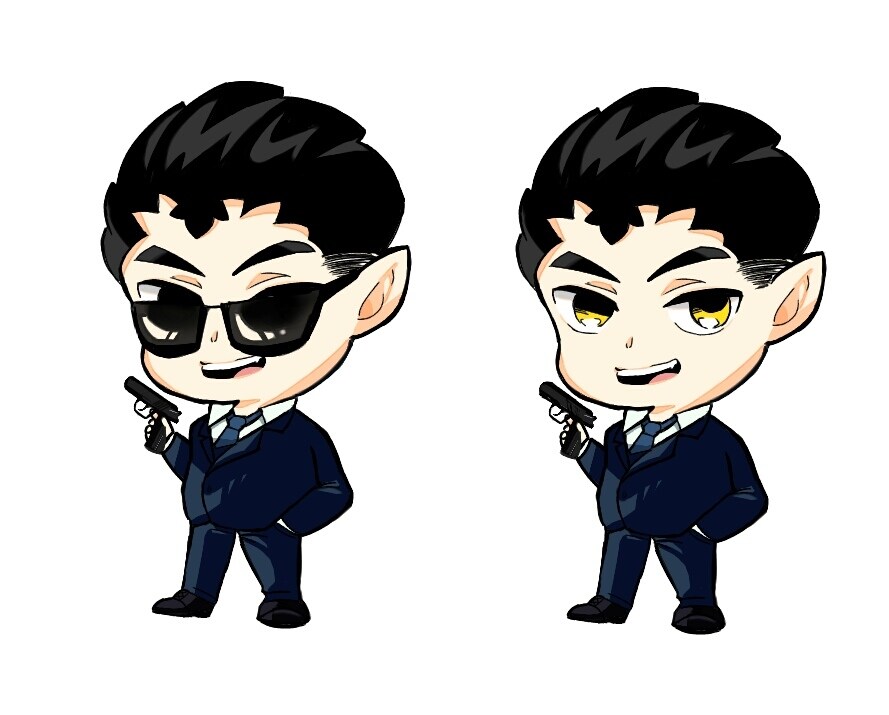 使い方自由！2頭身アイコンイラスト作製します SNSやYouTubeで使えるイラストの製作 イメージ1