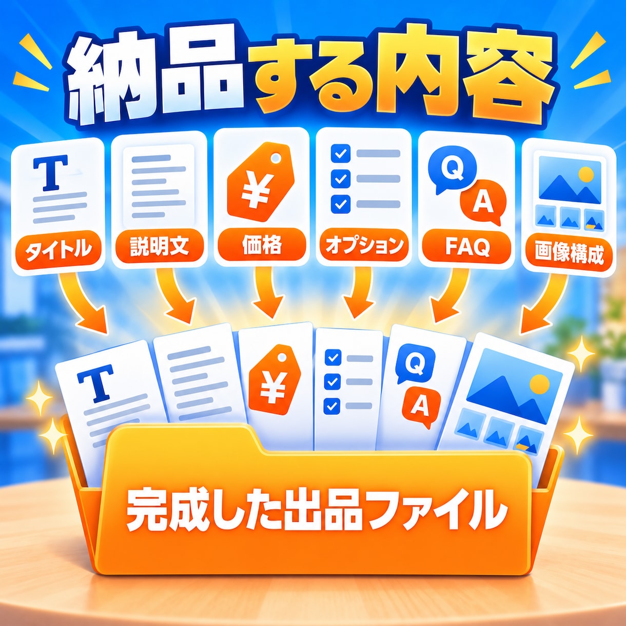 ココナラ初出品を丸ごと作ります 企画から説明文と画像構成まで一式で整えます イメージ3