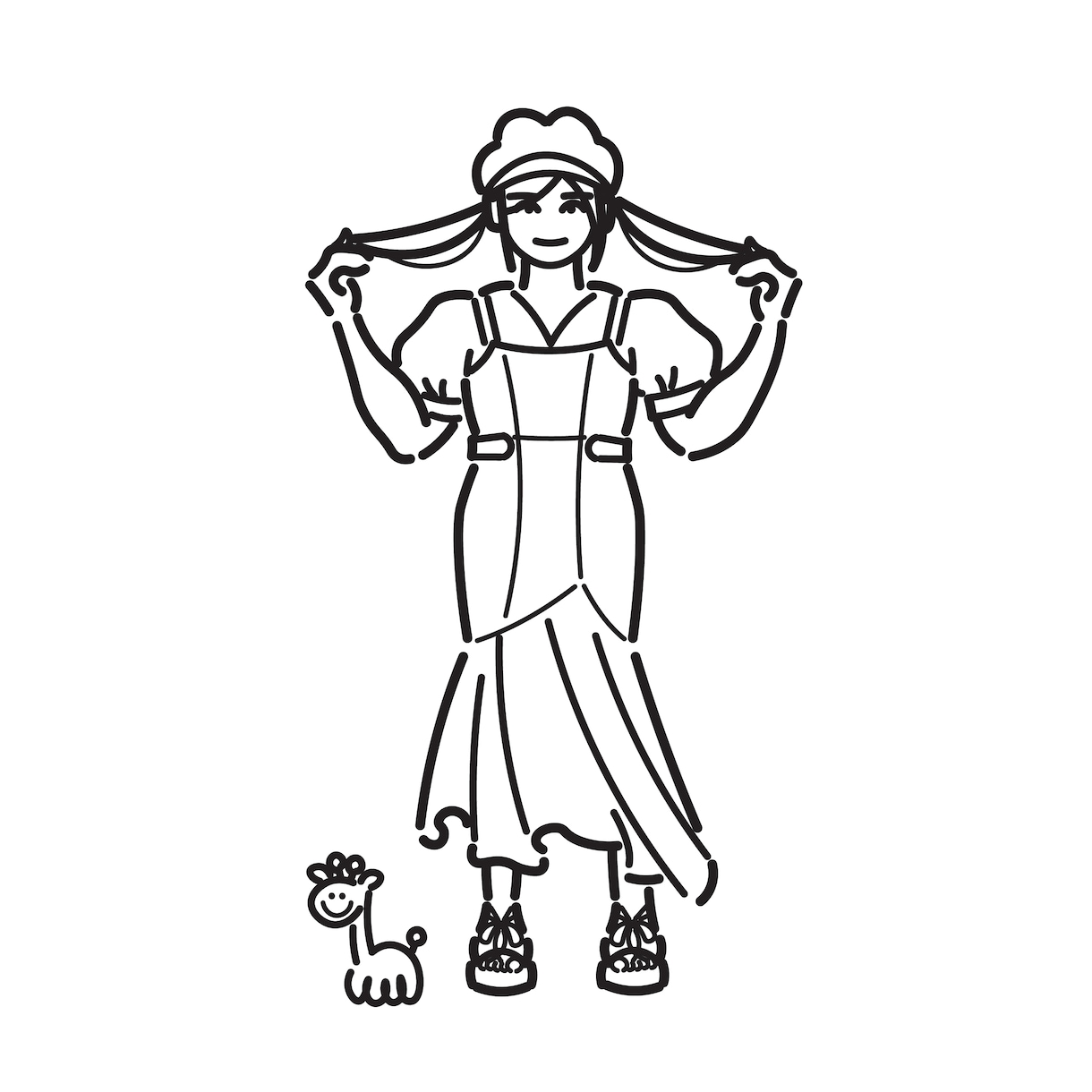 写真をもとにシンプルでポップなイラスト描きます 知人へのプレゼントやアイコンのイラストなどにどうぞ！ イメージ2