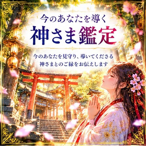 今、あなたを導く神さまを鑑定します あなたに力を貸してくださる神さまのご縁を手繰ります イメージ1