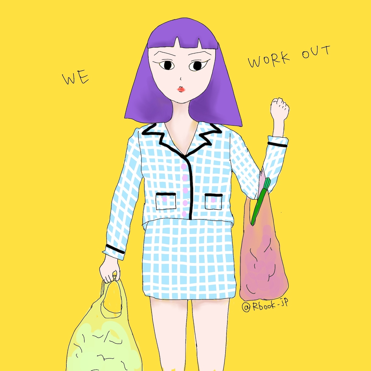 ゆる可愛いおしゃれイラスト描きます ポップでカラフルなものが得意です！ イメージ1