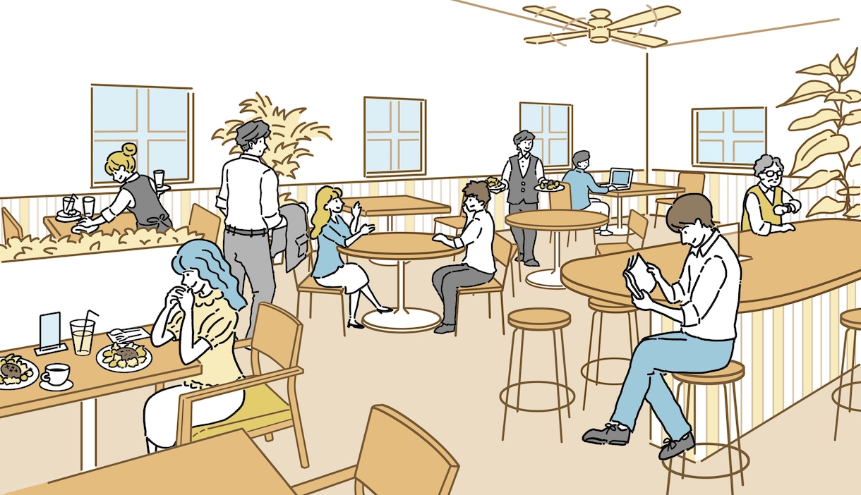最強の手描きパース制作会社が建築イラスト制作します ★手軽なスケッチから緻密本格鳥瞰図まで! イメージ10