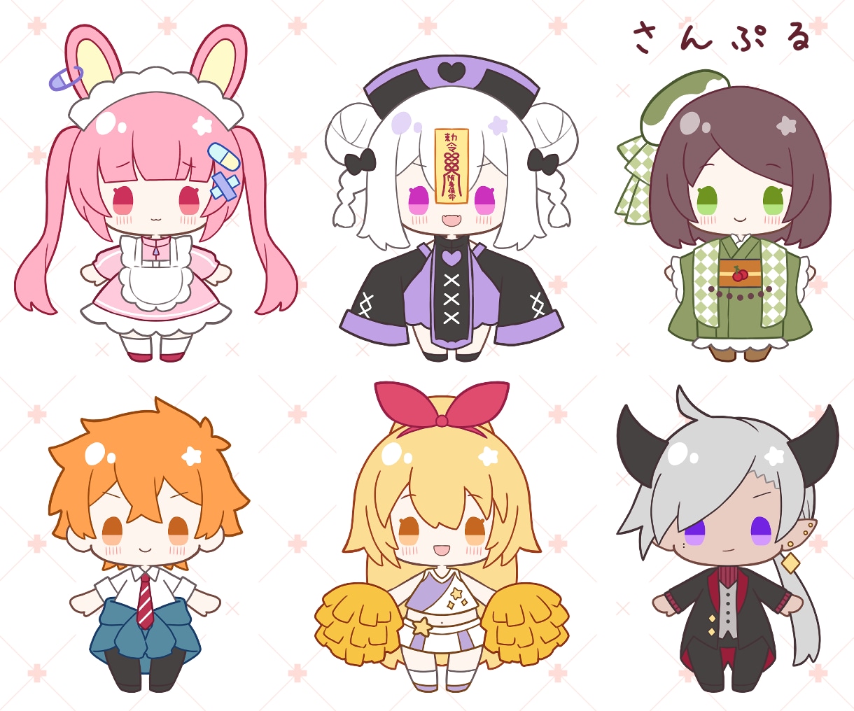 シンプル可愛いミニキャラをお描きいたします サクッと可愛いちょこっとミニキャラ イメージ6