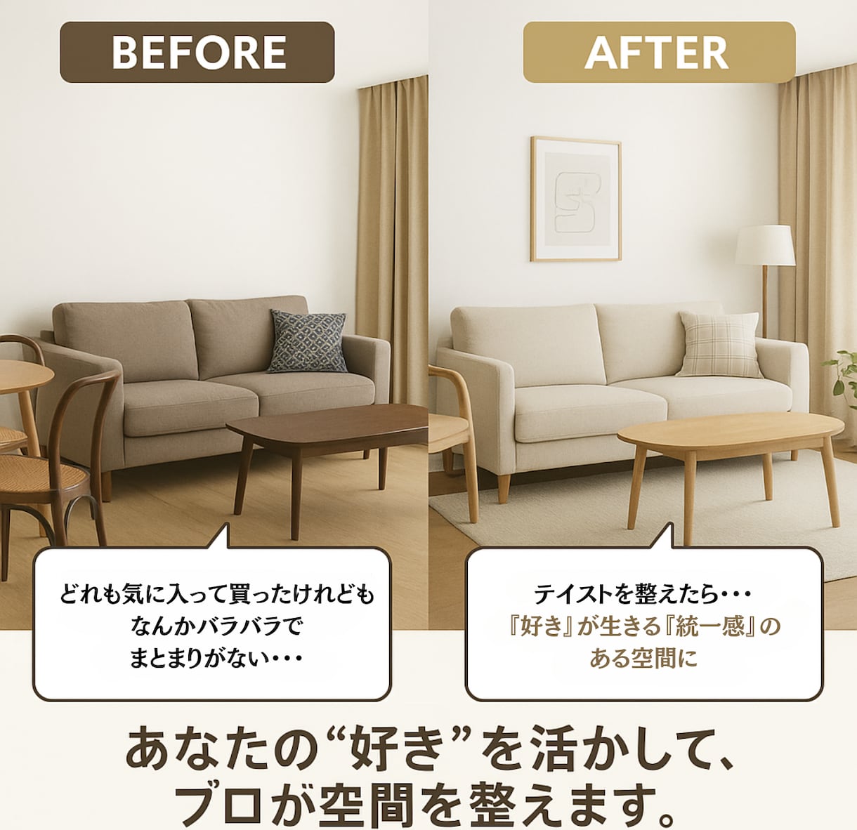 おしゃれで快適！家具配置＆インテリア提案します 現役建築士が理想のインテリアを、家具配置から丁寧に提案します イメージ9