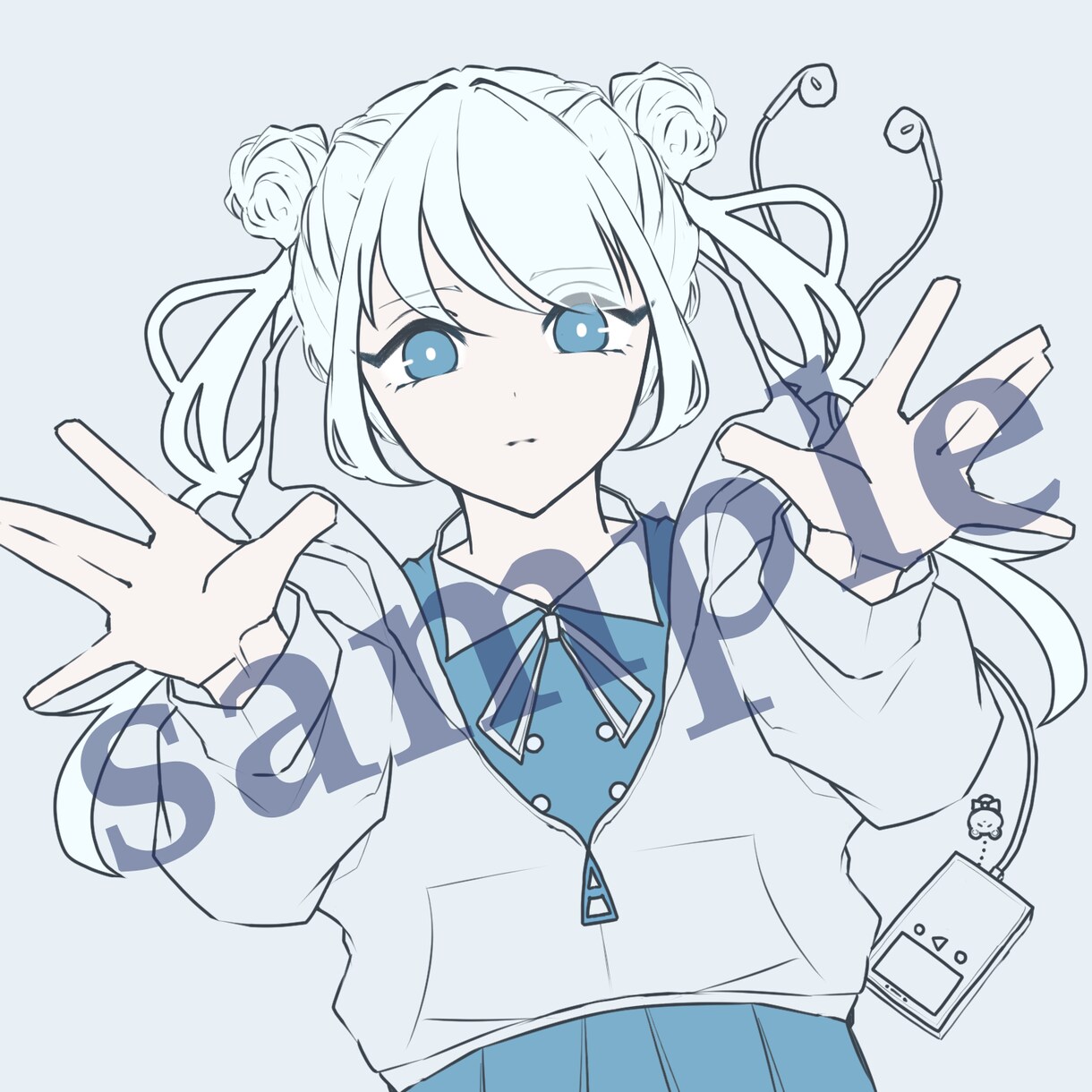 最短3日！シンプル可愛いイラスト、アイコン描きます SNS用のアイコン、サムネ、ヘッダー等に！ イメージ5