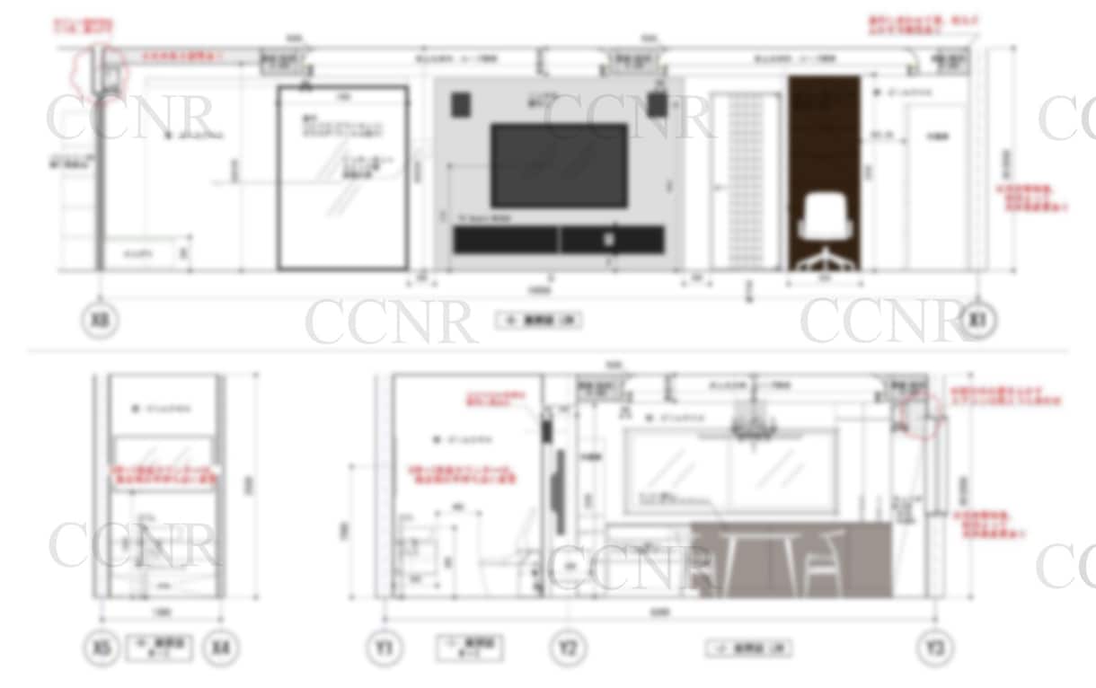 紙図面・手書き図・ラフプラン等をCAD化いたします AutoCAD or JW CADにてサポートいたします！ イメージ9