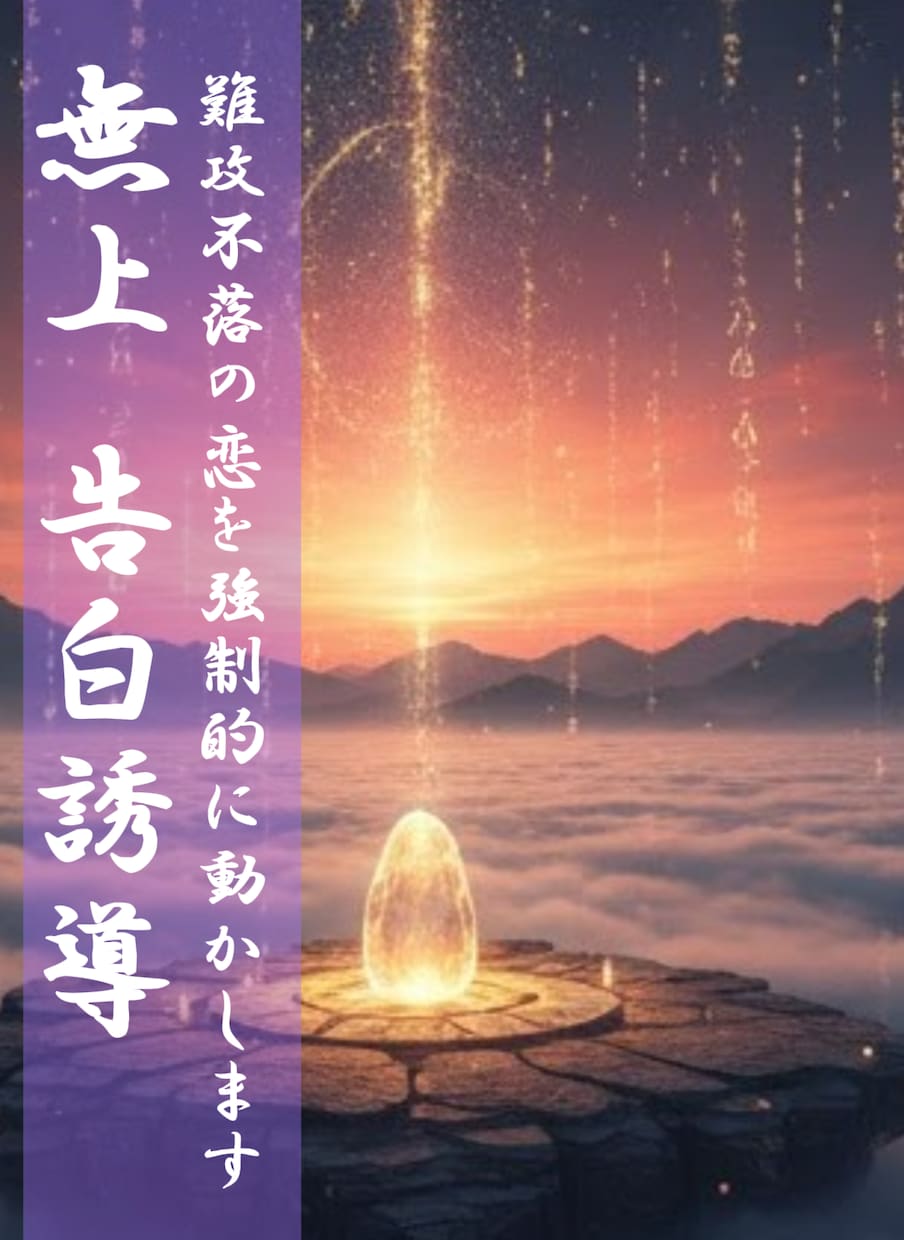 無上：告白誘導：詰んだ恋を強制的に動かします 高嶺の花や音信不通など困難な恋を最終支援 イメージ1