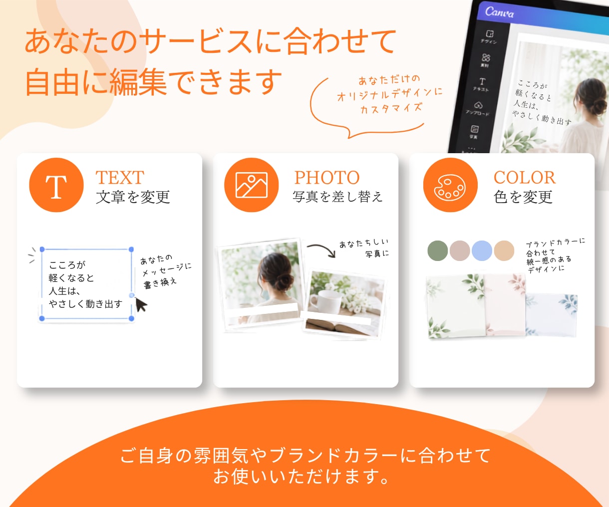 障害福祉事業所向けインスタ投稿テンプレを販売します 文章・写真を変えるだけ。Canvaで簡単に作れます イメージ4