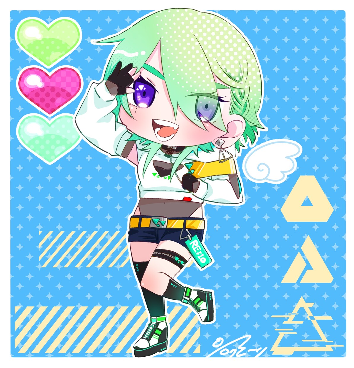 アイコンや立ち絵描きます パキッとした色味が得意です！ミニキャラも描きます！ イメージ8