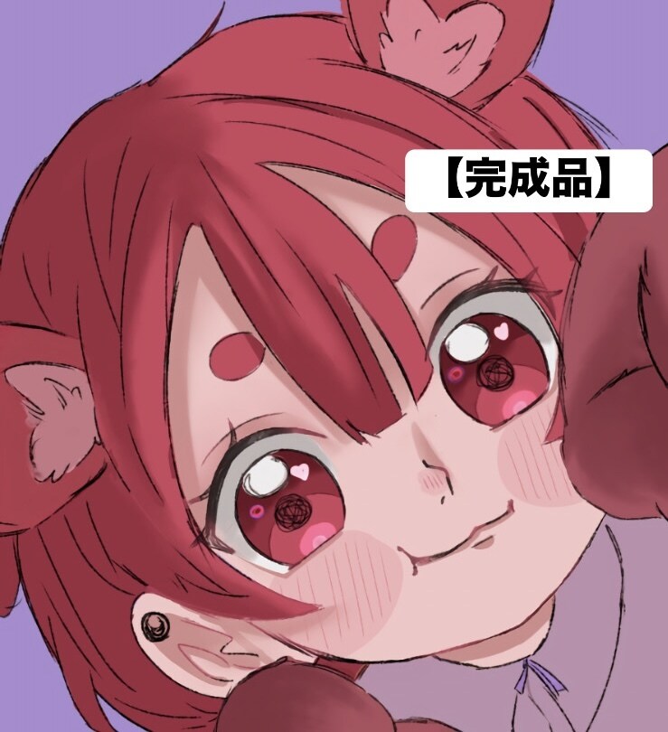 めちゃんこ可愛いイラスト制作します snsアイコン・背景・観賞用・商業目的などご自由にどうぞ♪ イメージ1