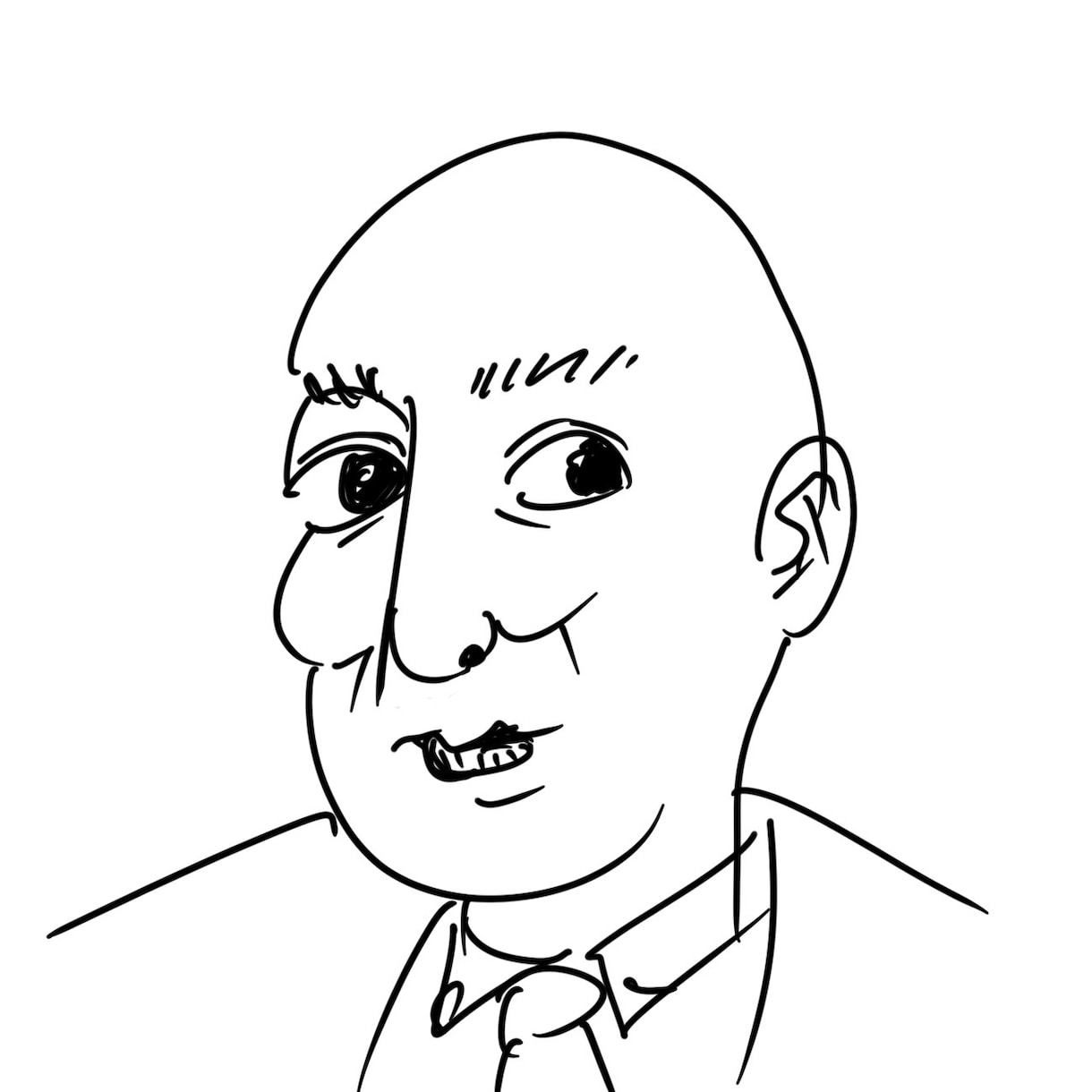 シンプルで味のある似顔絵描きます あなたの特徴を引き出す似顔絵を描かせていただきます！ イメージ2