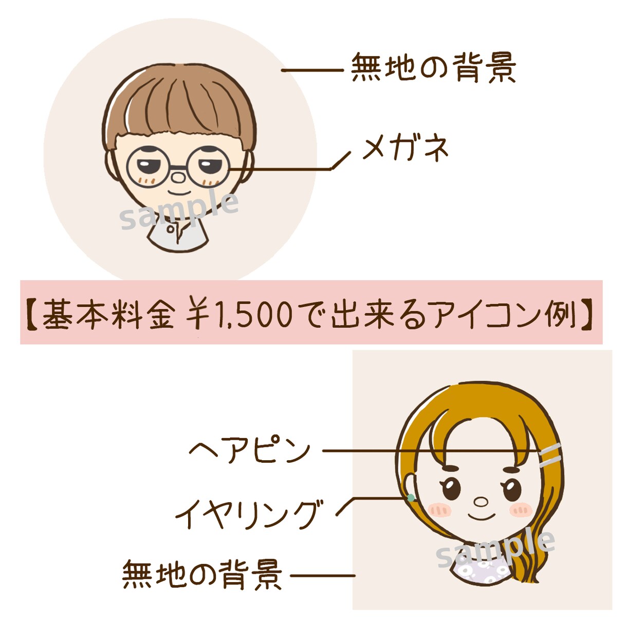 ゆるっとかわいいアイコン描きます Twitter、Instagram、Tik Tok等使える！ イメージ3
