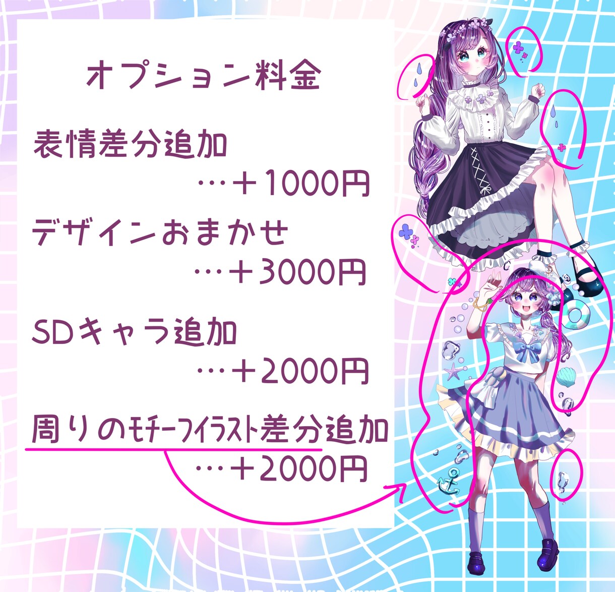 TRPG.IRIAMなどの立ち絵制作します IRIAM、TRPGなどに使える立ち絵制作します！ イメージ3