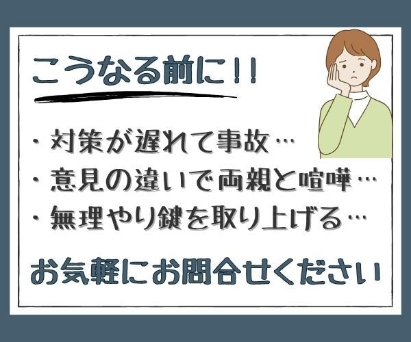 有資格者が両親を免許返納に導くコツを文章で教えます 運転とリハビリのプロが解説！教習指導員＆理学療法士免許所有！ イメージ4