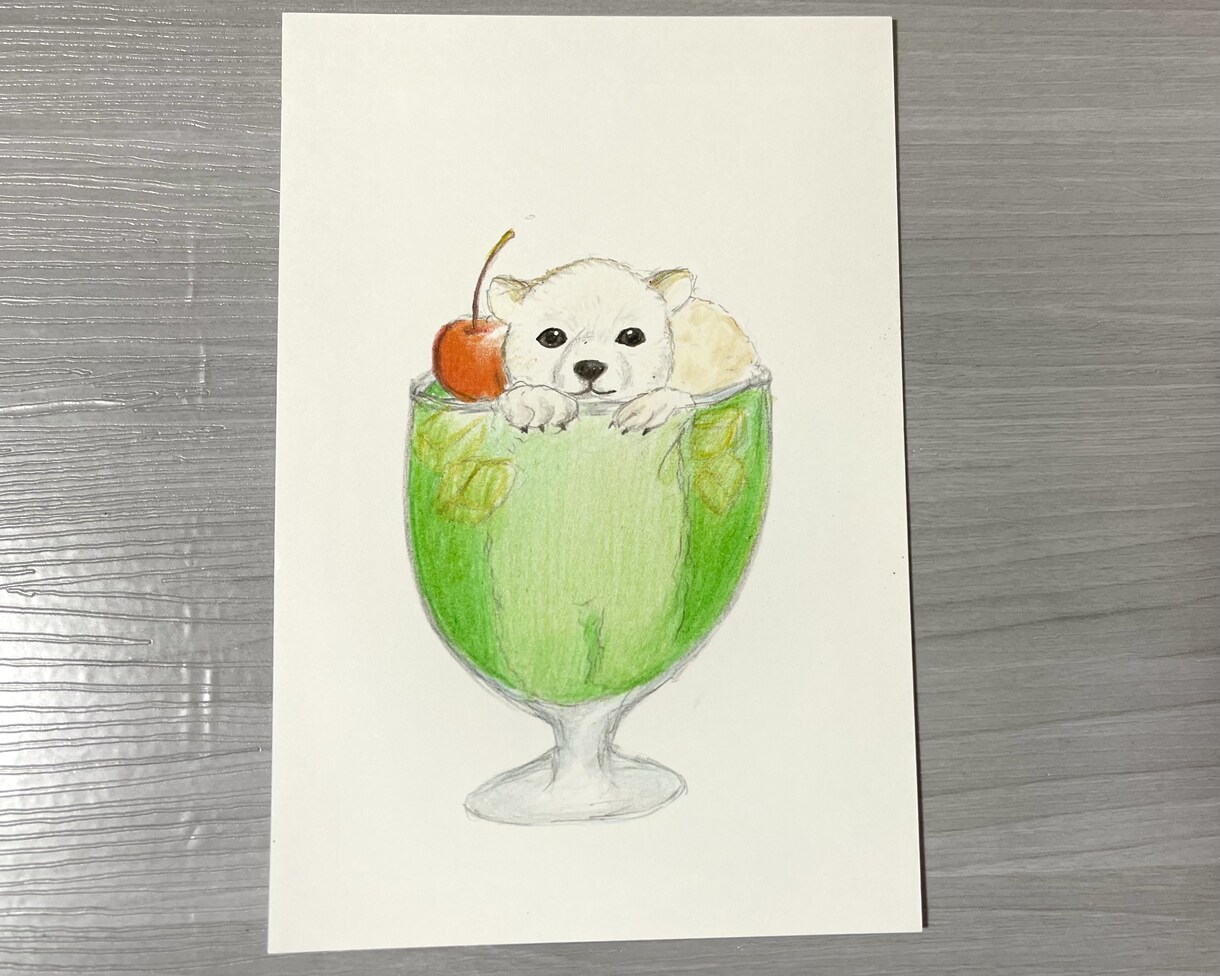 ペットのイラストを描きます あなたの大事なペットの写真を色鉛筆で描きます イメージ6