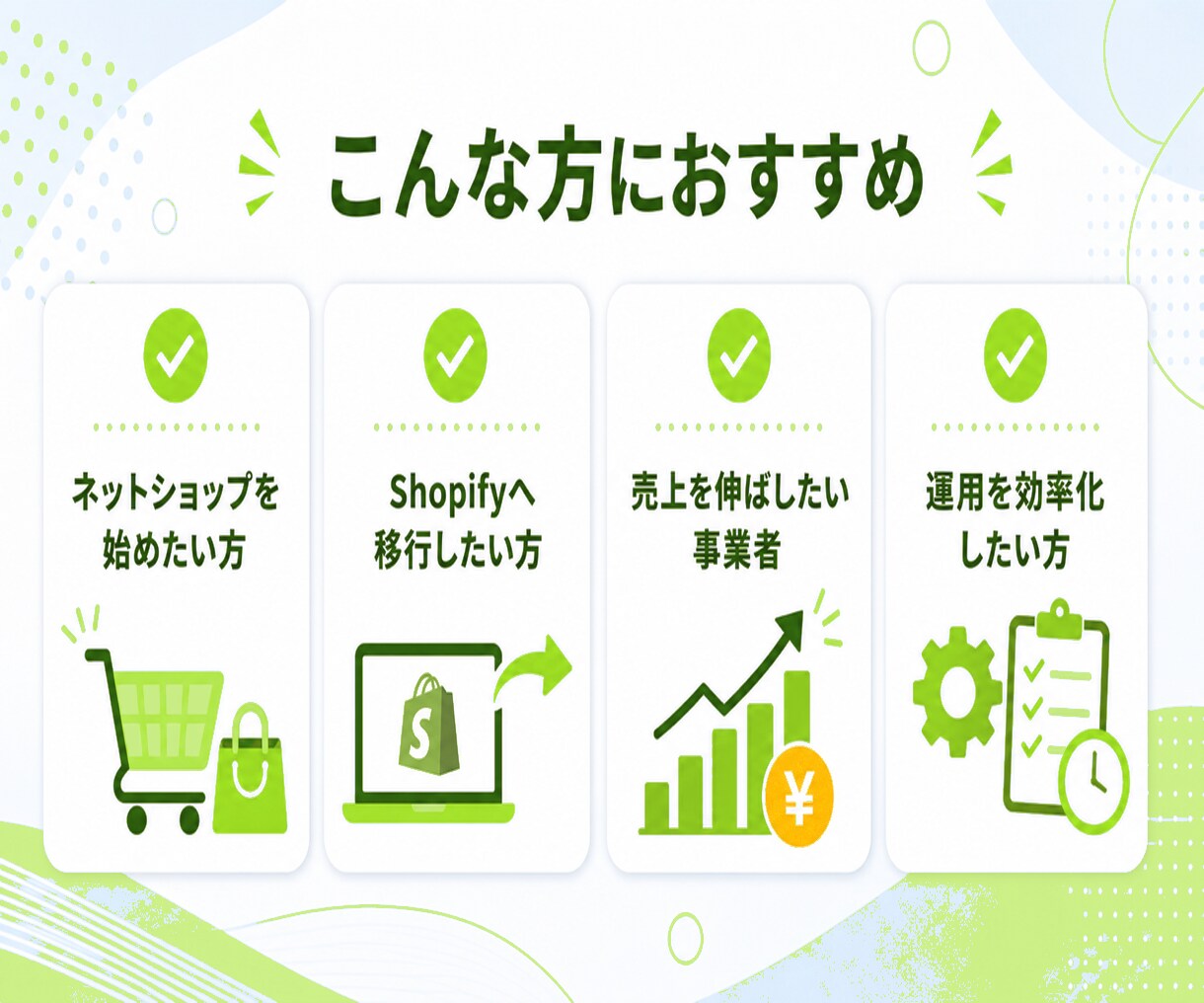 売上アップ！Shopifyネットショップ制作します 迅速丁寧なやり取り！集客できるショッピングECサイトをご提供 イメージ3