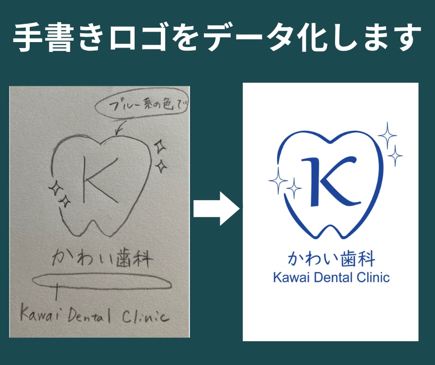 手書きロゴをデータ化します 商用OK・aiデータ納品・修正3回無料 イメージ1