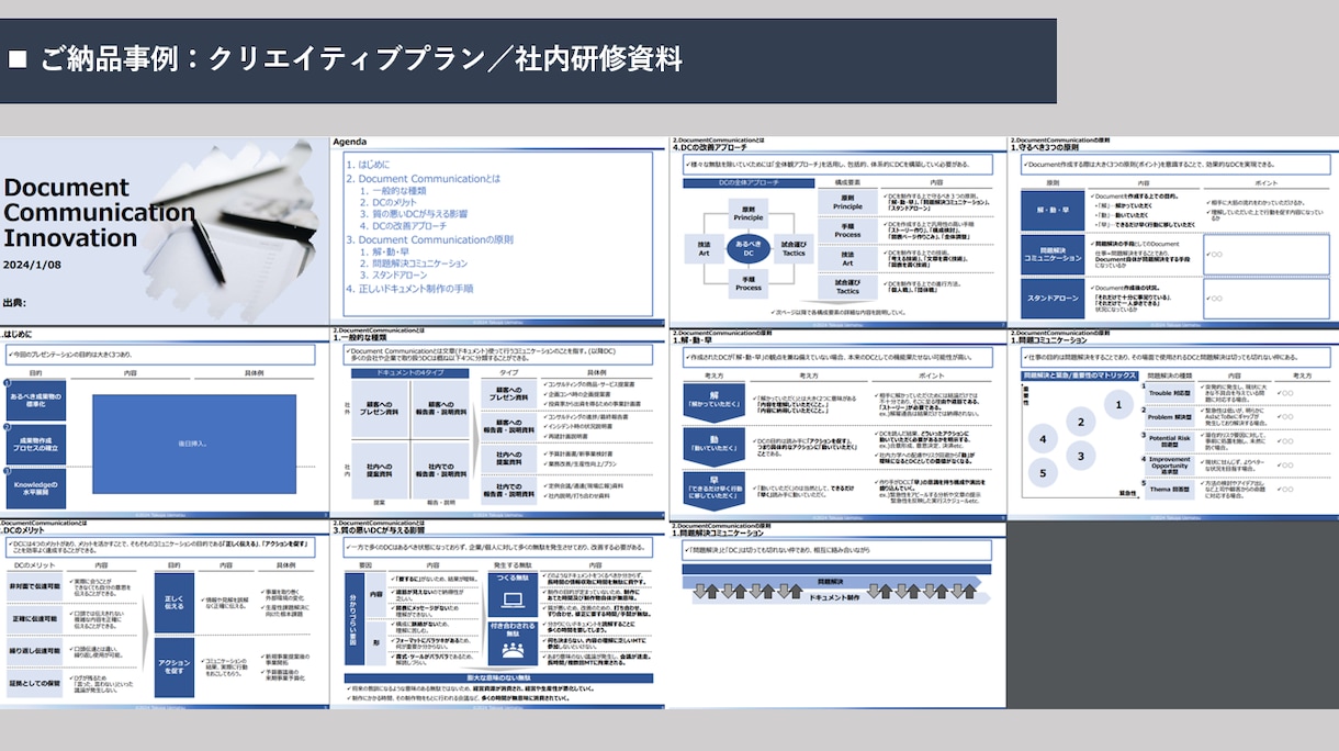 1枠∥ビジネス特化∥伝わる！パワポ資料を制作します toB特化の伝わる資料へ／元外コン＋現役デザイナーがサポート イメージ8