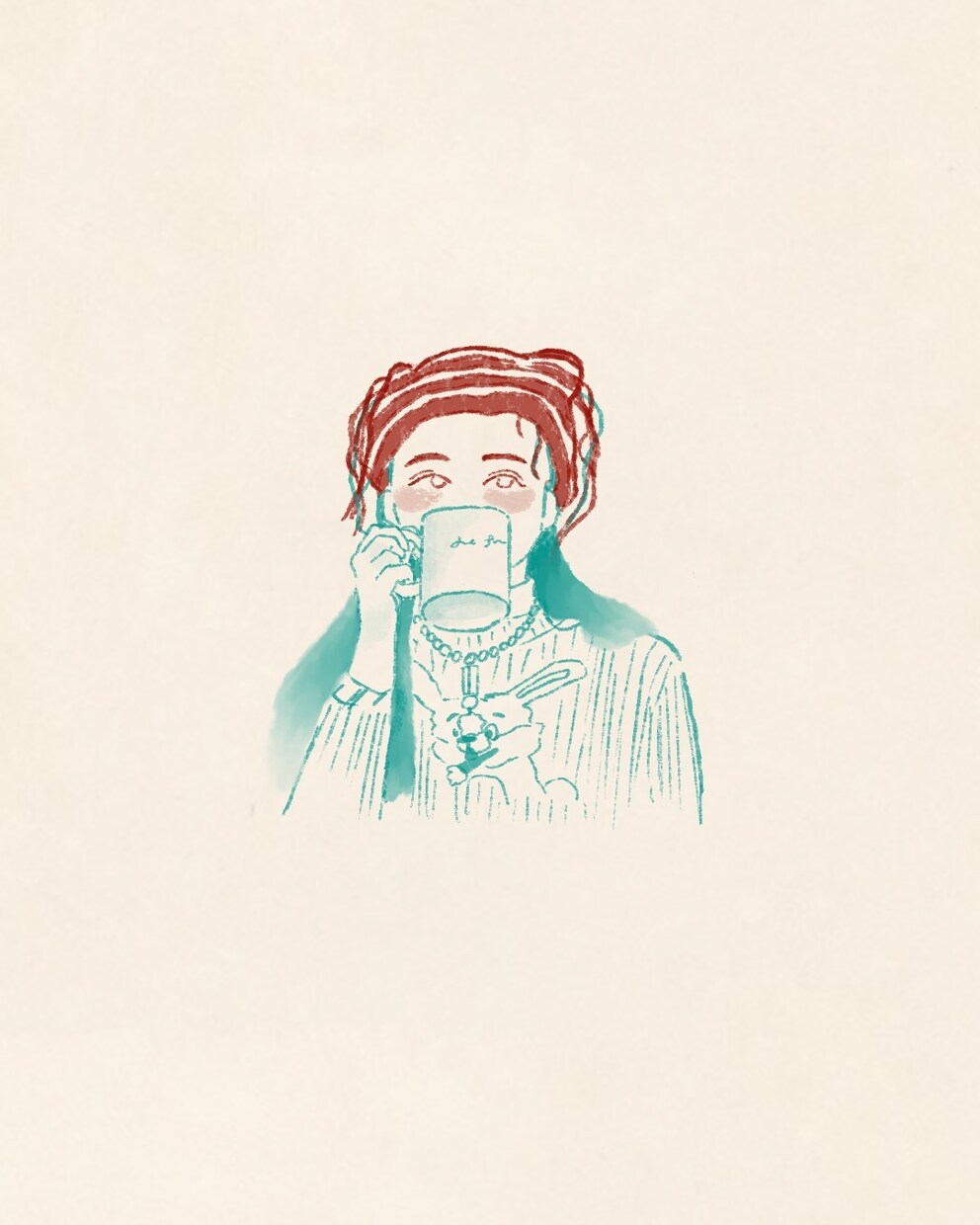 ２色で描く！個性的な似顔絵描きます SNSなどでの商用の似顔絵や絵をプレゼントとして贈りたい方へ イメージ2