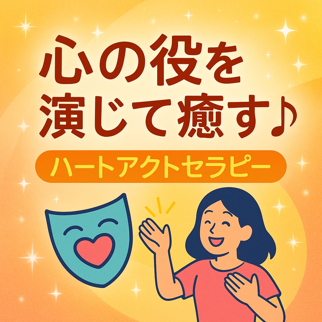 心の役を演じて癒す♪ハートアクトセラピーします 遊ぶように自分を癒す♪演じてブロック解放! イメージ1